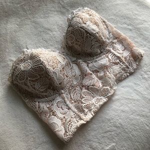 Victoria’s Secret cropped corset top